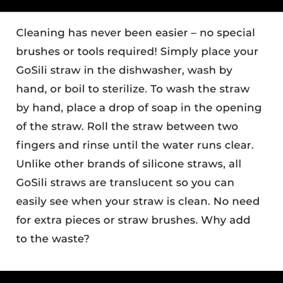 NWT never opened TWO (1 Cobalt 1 Mint) silicone reusable straws in small… - Picture 11 of 11